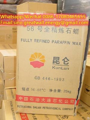 Kunlun Brand Fully Refined Paraffin Wax, Semi Refined Paraffin Wax 58 / 60