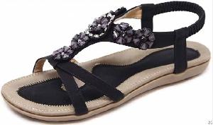 pu casual flat sandals