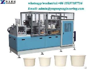 Automatic Paper Bowl Forming Machine For Making Salad Soup Bowl