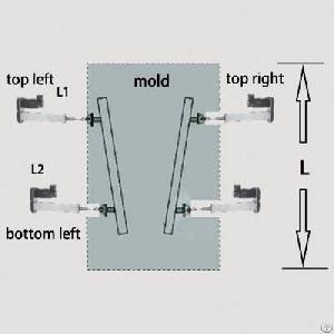 Mould Online Width Adjustment And Taper Measurement