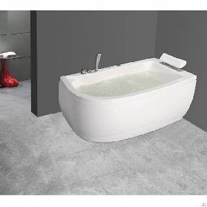 Europe Style Hot Sale Massage Bathtub Acrylic Sheet Corner Mounted