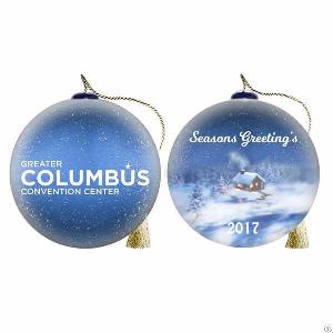 logo promotional christmas ornaments