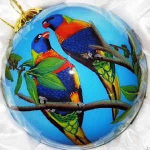 Hand Painted Blown Glass Ornaments And Baubles