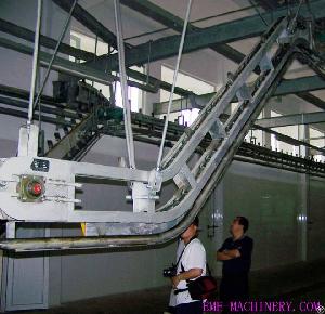 cattle abattoir equipment carcass slop hoist beef processing plant slaughterhouse