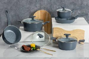 Forged Aluminum Cookware-silicone Handle With Soft Touch Innerwell