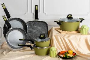 pfoa nonstick forged aluminum cookware innerwell