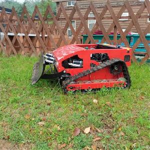 tracked remote control lawn mower