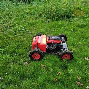 remote mower control lawn tracks