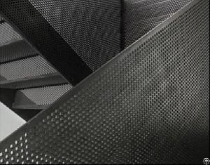 perforated panel railings