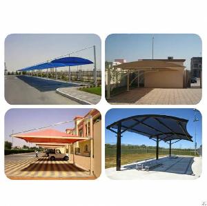 car parking pvc shade fabric