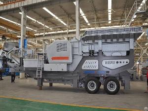 mobile stone crushing plant