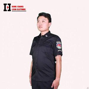 security check summer half sleeve shirt uniform men