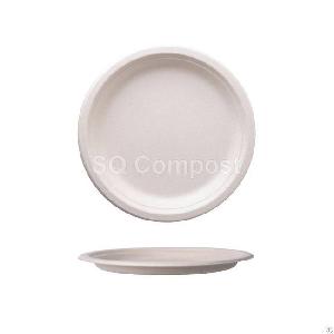 Round Bagasse Plates