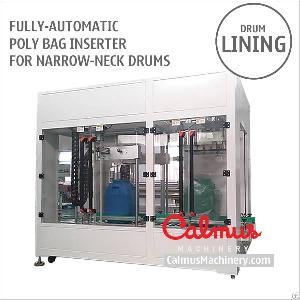 poly bag inserter narrow neck drums