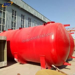 Frp Grp Horizontal Type Chemical Storage Tank