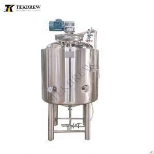 stainless steel 304 cooling jacketed agitator tank food beverage processing