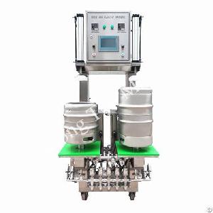 Two Heads Beer Barrel Washing / Cleaning Machine