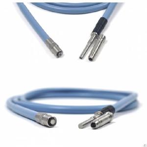 hcm medica medical surgical 4mm fiber optic cable endoscope light guide silicone bundle