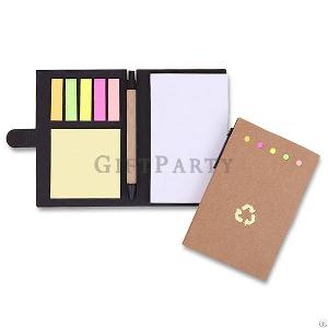 eco folding kraft paper memo pad