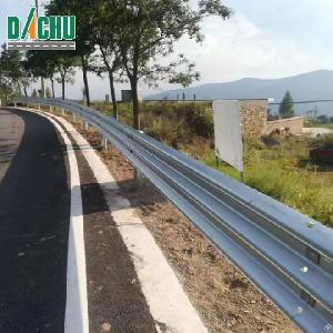 customized thrie beam highway guardrail