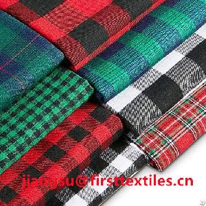 Polyester Plaid Yarn Dyed Fabric