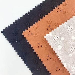 eyelet embroidery fabric