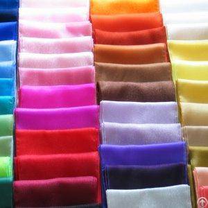 polyester fabric satin dull