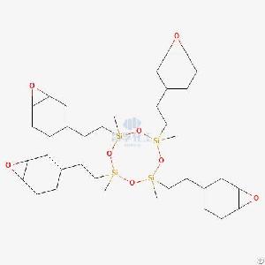 Tetrakis Epoxycyclohexyl Ethyl Tetramethylcyclotetrasiloxane Cas 121225-98-7