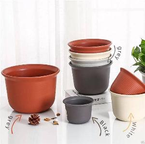 Mulity Sizes Round Shape Plastic Flower Pot