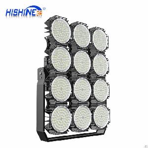 hishine stadium lighting mast playground 1300w led sports light 160lm w