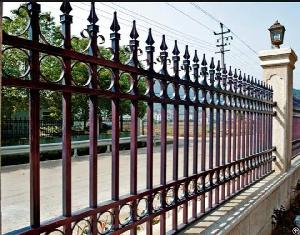 wrought iron fence