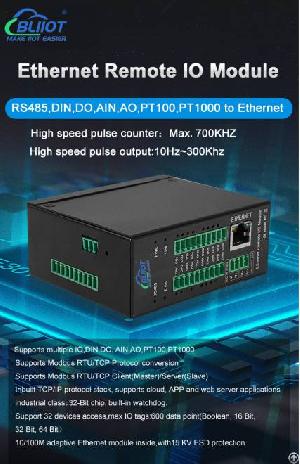 Industrial M140t Remote Control And Monitoring I / O Module