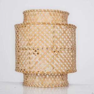 bamboo woven wall light lamp shade lampshade vietnam hp ls018