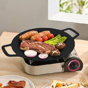 Non-stick Korean Meat Baking Carbon Steel Bbq Grill Plate