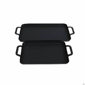 Wholesale Stove Top Double Burner Carbon Steel Flat Griddle