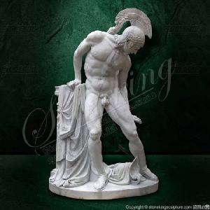 Factory Direct Supply Greek Statue Marble Famous Achilles Wounded Heel Sculpture For Sale