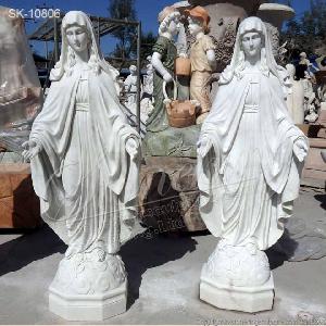 factory life hand carved marble blessed virgin mary statue church home deco