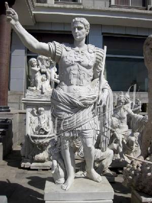 Famous Roman Statue Of Emperor Augustus Of Prima Porta Sculpture Factory Supply