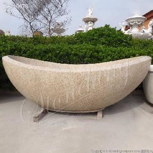 Freestanding Solid Granite Bathtub For Bathroom Manufacturer