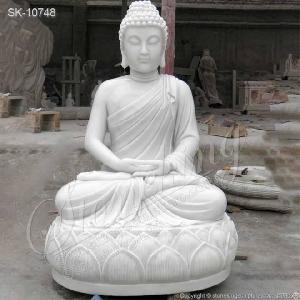 Manufacturer White Marble Buddha Statue For Outdoor Garden And Home Decor