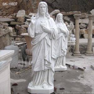 religious life marble sacred heart jesus statue catholic church