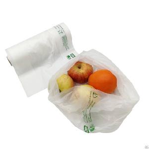 plastic bags roll food vegetable freight bread grocery clear bag