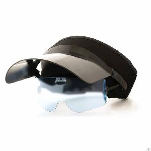 hat blue sunglass