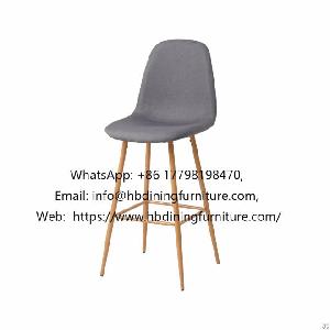 High Leather Bar Chair