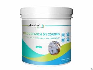 water decoupage coating