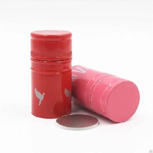 Custom 30x60mm Tamper-evident Aluminum Ropp Caps, 30mm Wine Cap With Screen Printing