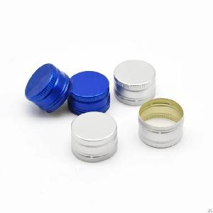 Customized 28mm Ropp Aluminum Bottle Cap Non-fillable, Suitable For Glass Bottles