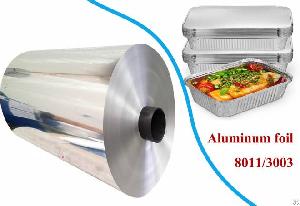 Wholesale Aluminum Foil For Containers 8011 / 3003 / 3004 , 0.03-0.15 Mm Thick