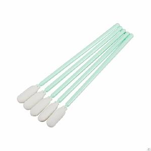 Factory Supply Medium Round Head 100 Ppi Open-cell Polyurethane Foam Cleaning Swab