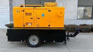 Mobile Lighting Tower Genset With Water Pumps For Irrigation Drainage